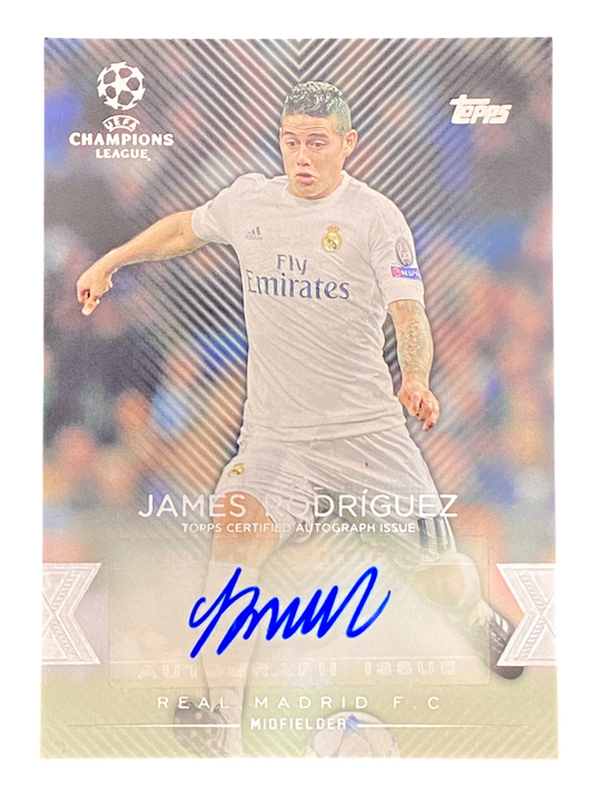 2015-16 Topps UEFA Champions League Showcase Autographs James Rodriguez