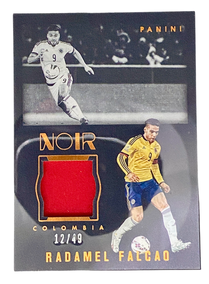 2016-17 Panini Noir Acetate Relics Bronze, Radamel Falcao, 12/49