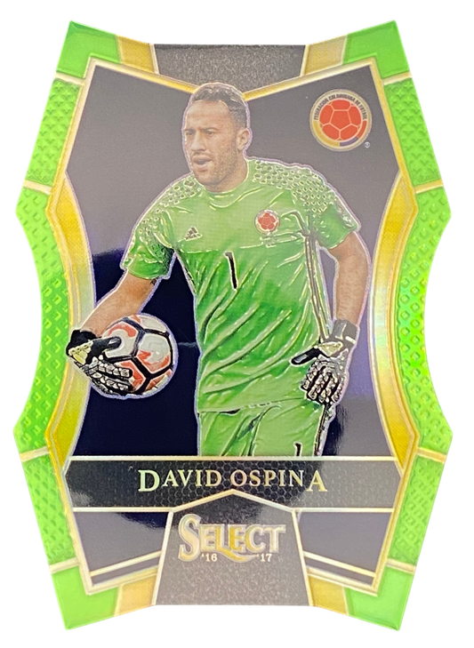 2016-17 Panini Select Soccer, David Ospina, Die Cut 52/60