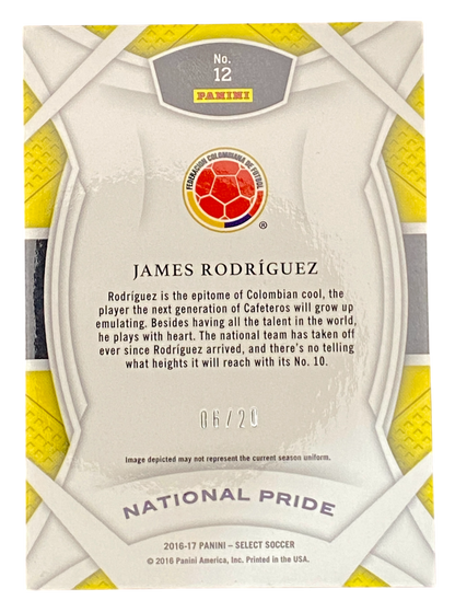 2016-17 Select James Rodriguez National Pride Camo Prizm /20