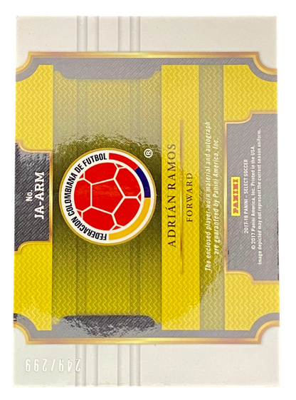 2017-18 Panini Select Soccer, Adrián Ramos, Autograph, 249/299, Player Worn Patch