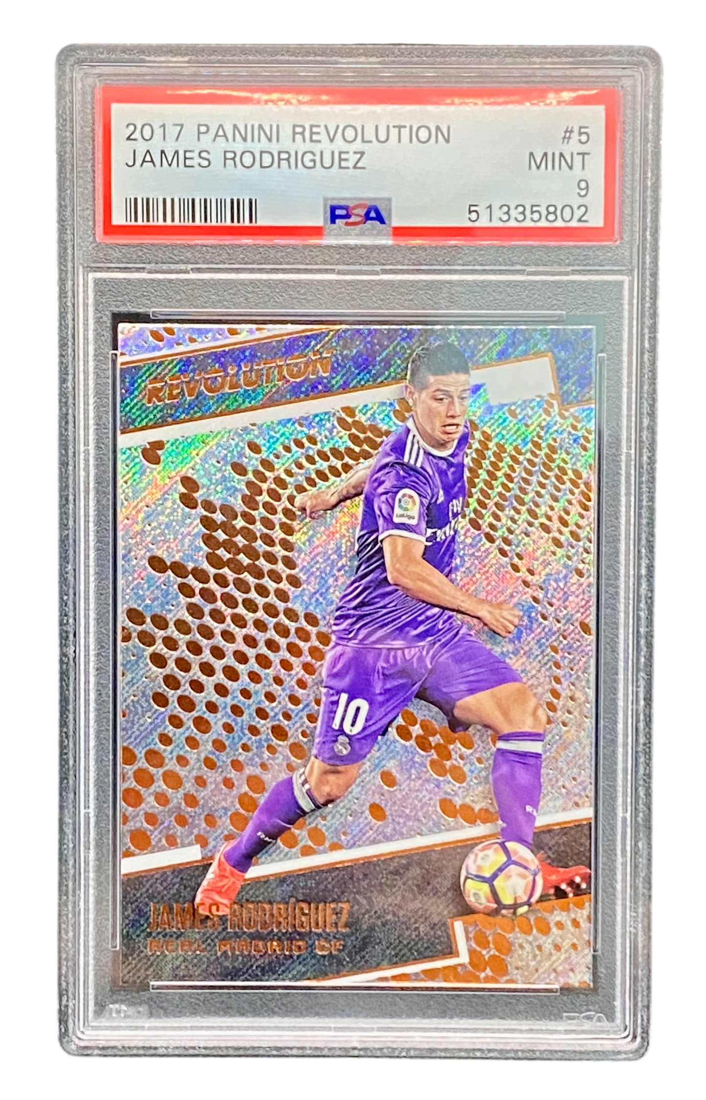 2017 Panini Revolution James Rodriguez, PSA 9