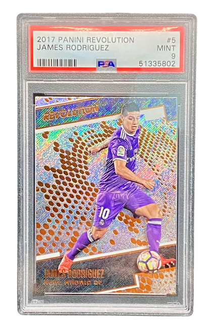 2017 Panini Revolution James Rodriguez, PSA 9