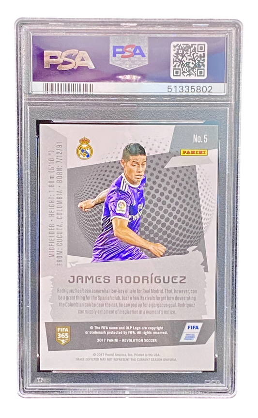 2017 Panini Revolution James Rodriguez, PSA 9