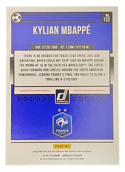 2018-19 Panini Donruss Kylian Mbappé France