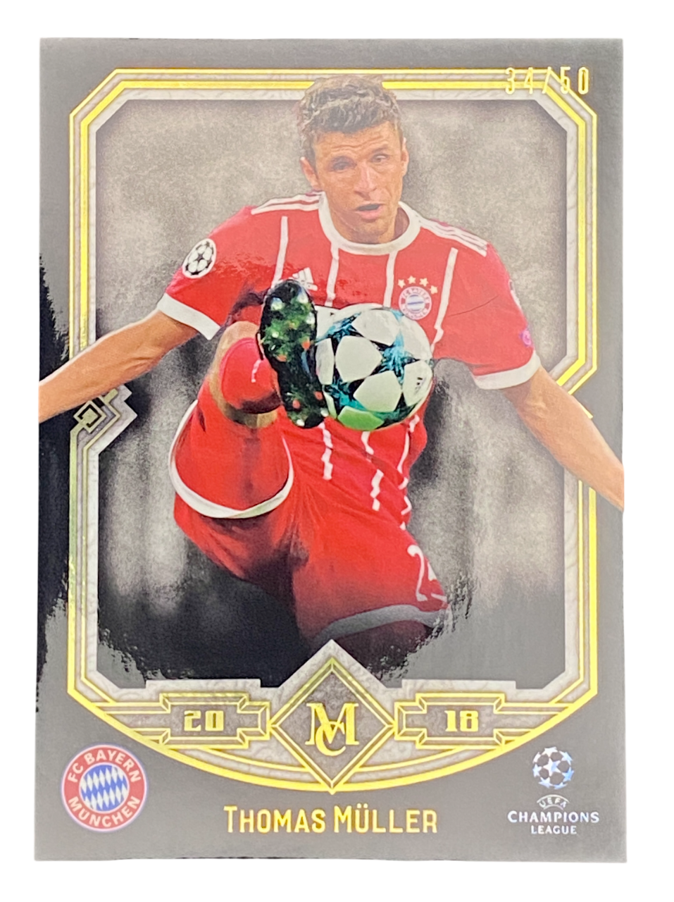 2018 Topps Museum Collection Thomas Muller 34/50