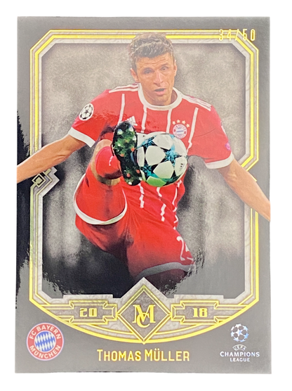 2018 Topps Museum Collection Thomas Muller 34/50