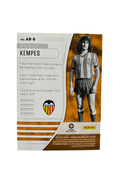 2019-20 Panini Chronicles Absolute Soccer Mario Kempes