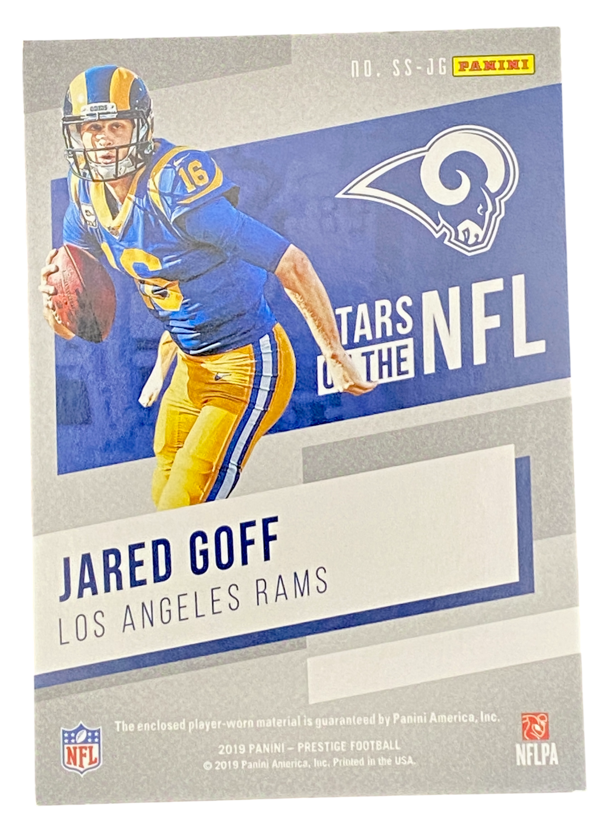 2019  Panini Prestige, Jared Goff, Stars of the NFL