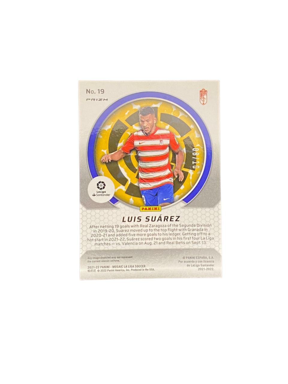 2020-21 Panini Chronicles Donruss Optic Soccer Luis Suarez 14-16