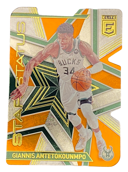 2021-22 Panini Donruss Elite Giannis Antetokounmpo, Dye Cut
