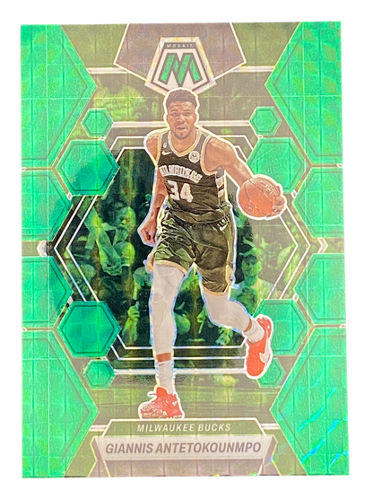 2021-22 Panini Mosaic Giannis Antetokounmpo, Green