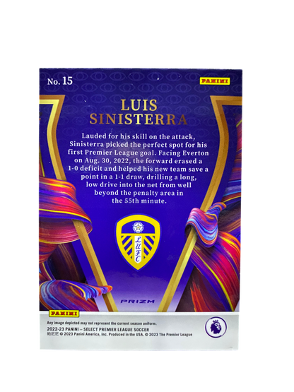 2022-23 Panini Select Luis Sinisterra Visionary Case Hit