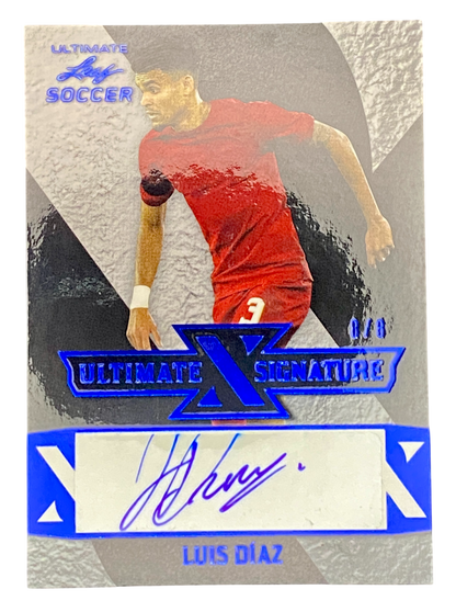 2022 Leaf Ultimate Soccer Luis Diaz Autograph 8/8