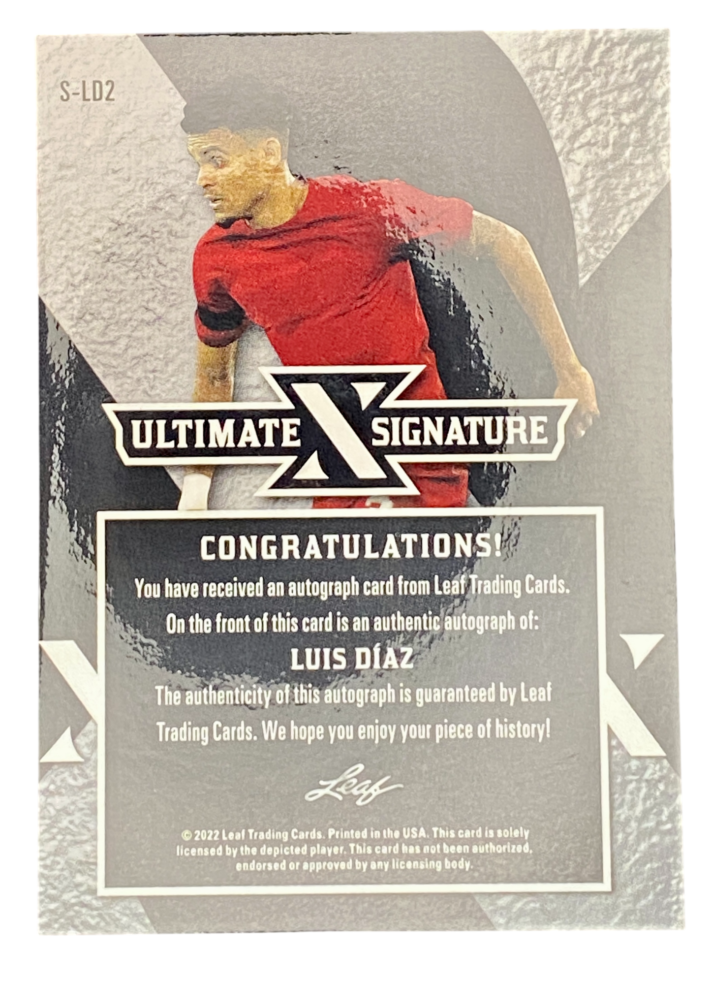 2022 Leaf Ultimate Soccer Luis Diaz Autograph 8/8
