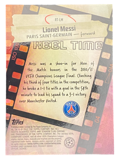 2022 Topps Stadium Club Chrome Lionel Messi