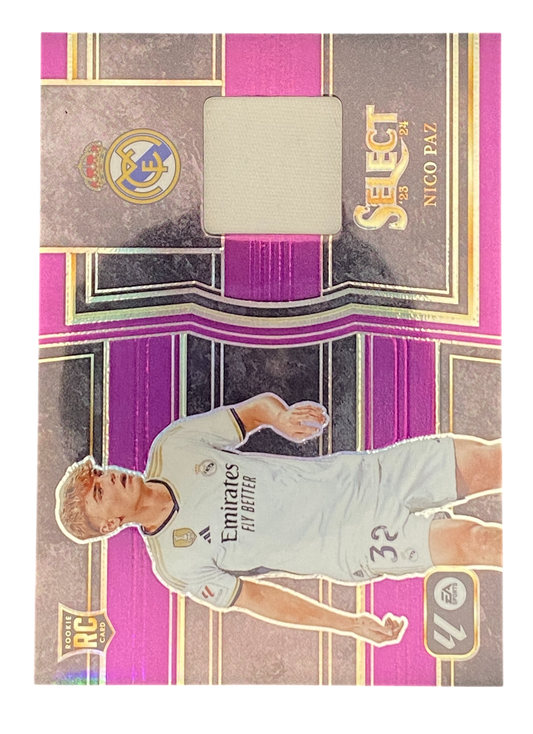2023-24 Panini Select La Liga Nico Paz, RC, 35/49, Patch
