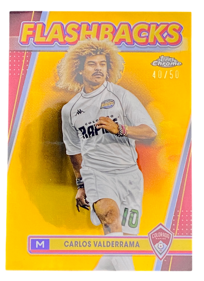 2023-24 Topps Chrome MLS, El Pibe Valderrama, 40/50