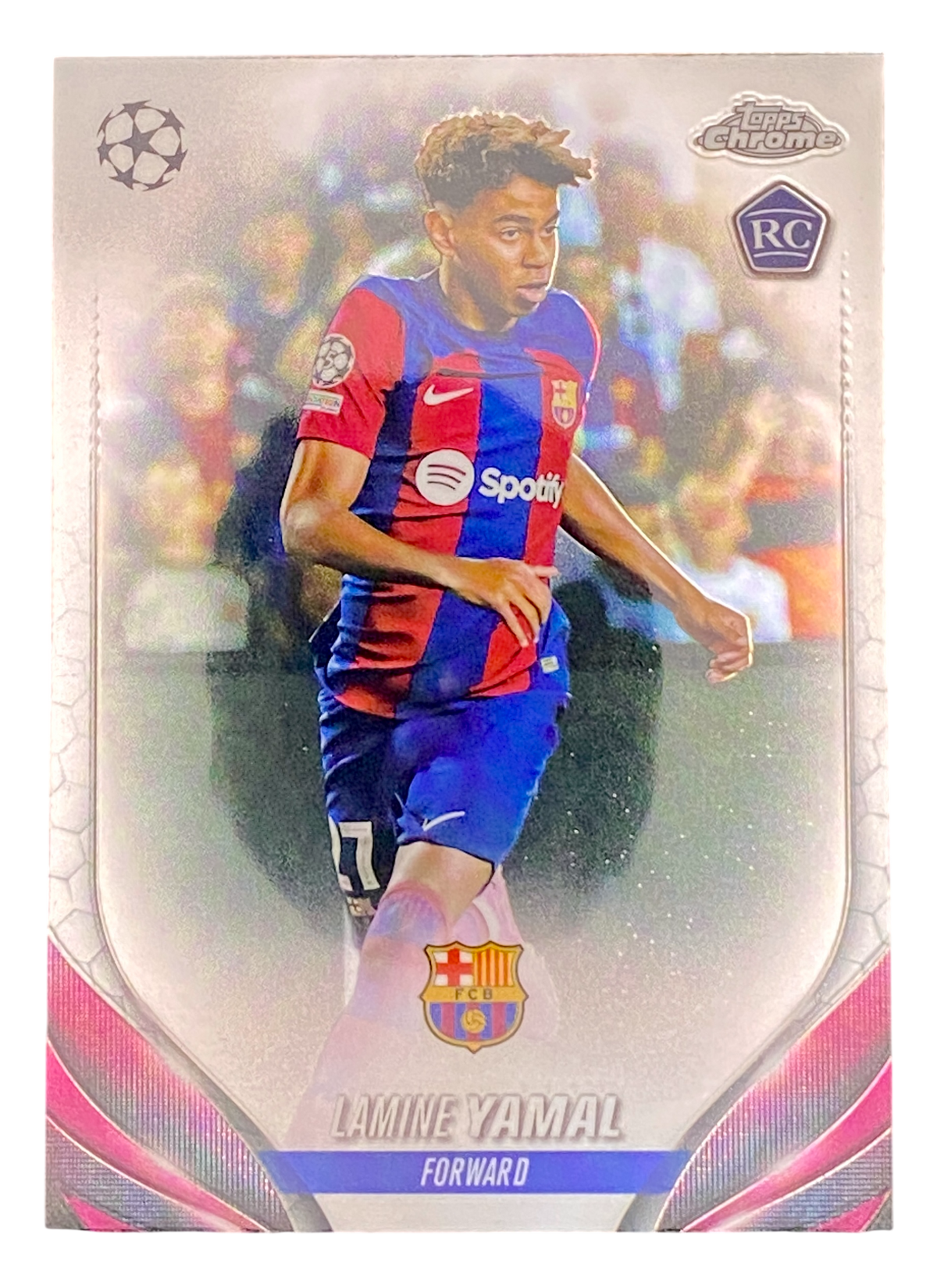 2023-24 Topps Chrome UEFA Lamine Yamal RC
