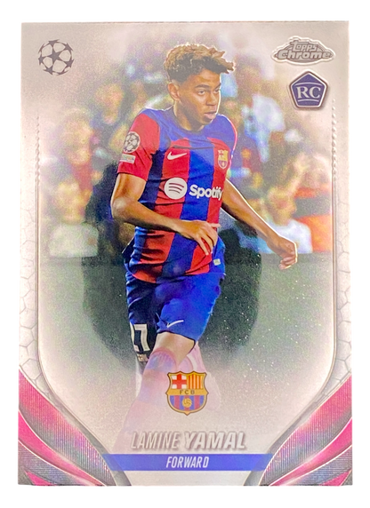 2023-24 Topps Chrome UEFA Lamine Yamal RC