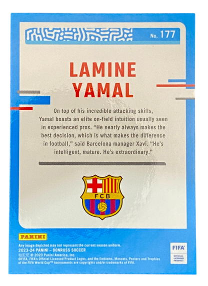 2023-24 Panini Donruss Optic Lamine Yamal, Rookie Card