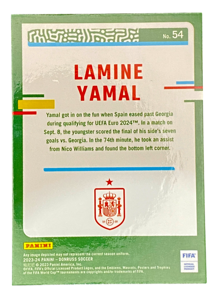 2023-24 Panini Donruss Optic Lamine Yamal, Rookie Card