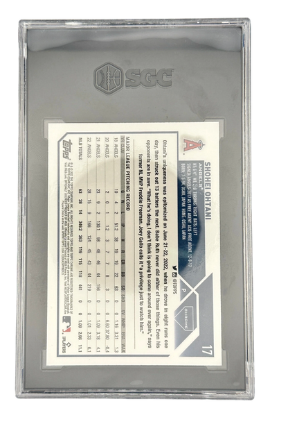 2023 Topps Chrome Shohei Ohtani SGC 9