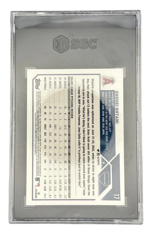 2023 Topps Chrome Shohei Ohtani SGC 9
