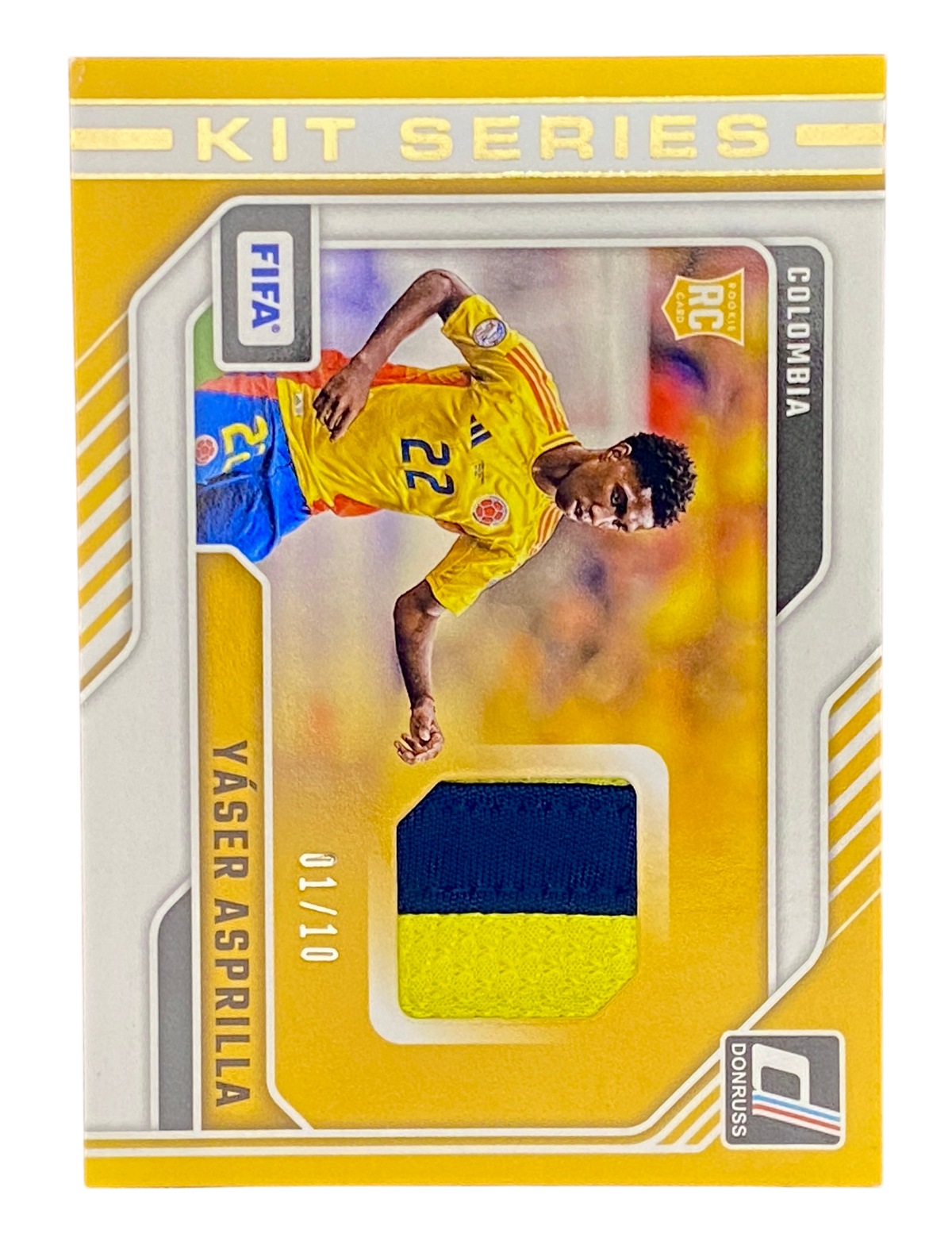2024-25 Panini Donruss Soccer Yáser Asprilla, 01/10, Patch