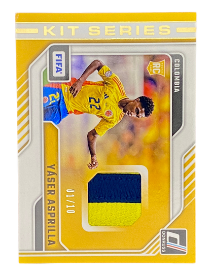 2024-25 Panini Donruss Soccer Yáser Asprilla, 01/10, Patch