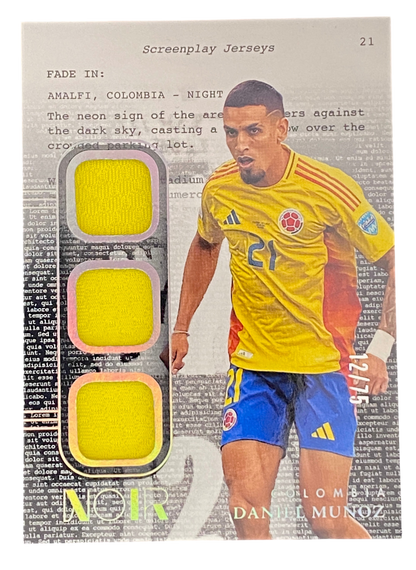 2024-25 Panini Noir Soccer Daniel Muñoz, 12/75, Patch