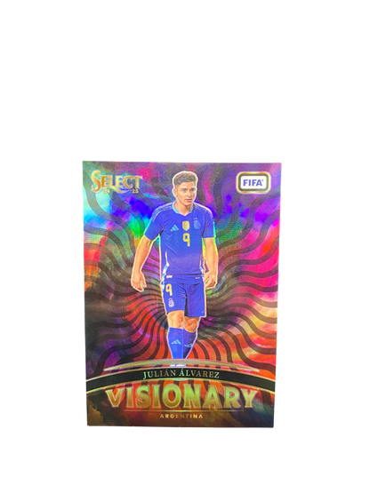 2024-25 Panini Select FIFA Visionary Julian Alvarez Case Hit
