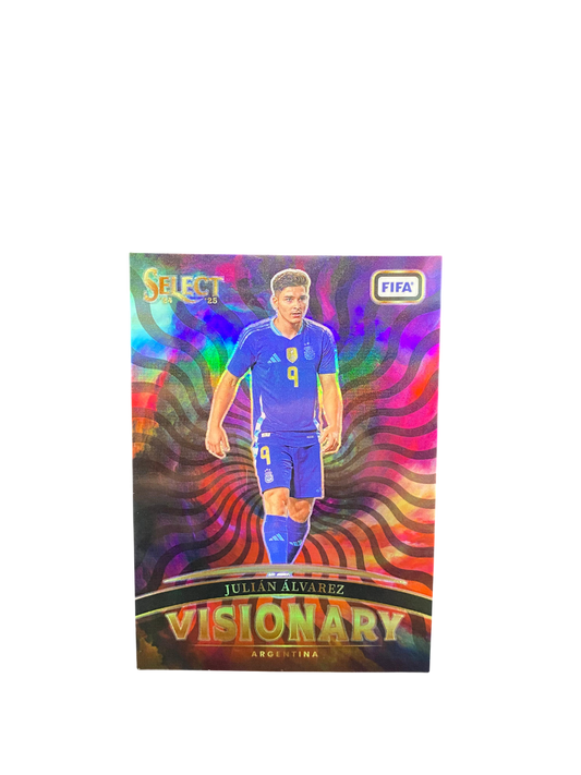 2024-25 Panini Select FIFA Visionary Julian Alvarez Case Hit
