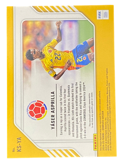 2024-25 Panini Donruss Soccer Yáser Asprilla, 01/10, Patch