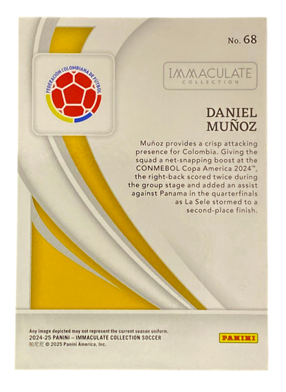 2024-25 Panini Immaculate, Daniel Muñoz, 66/70