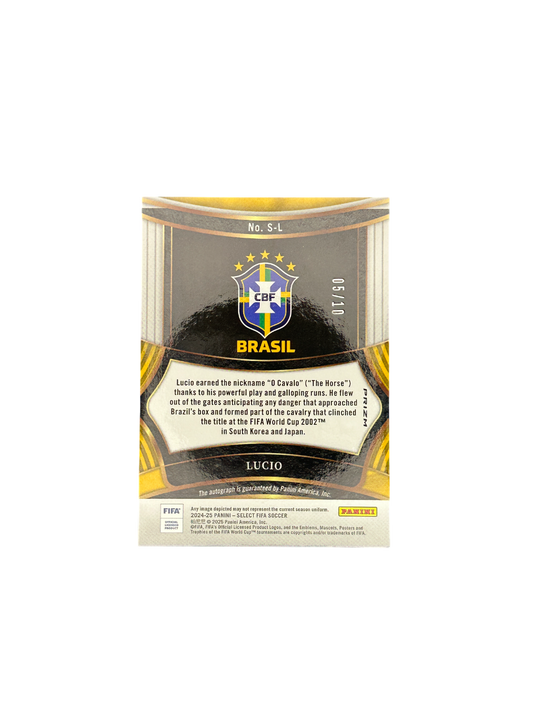 2024-25 Panini Select FIFA Lucio Autograph, 5-10