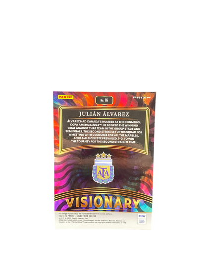 2024-25 Panini Select FIFA Visionary Julian Alvarez Case Hit