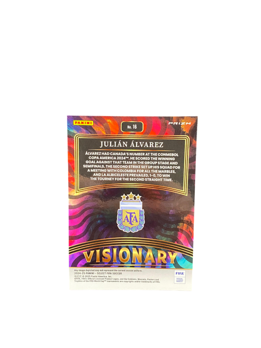 2024-25 Panini Select FIFA Visionary Julian Alvarez Case Hit