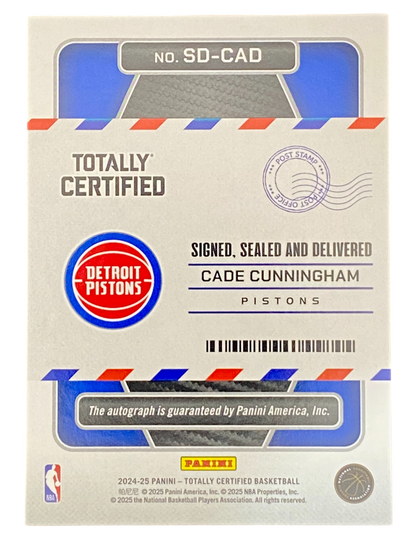 2024-25 Panini Totally Certified Cade Cunningham, Autograph
