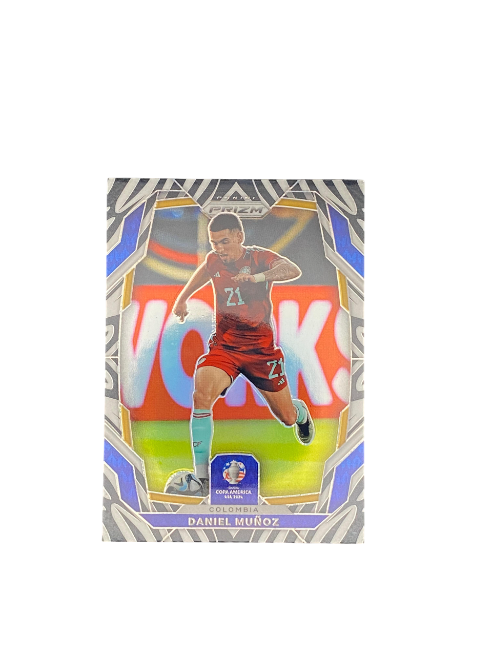 2024 Panini Prizm Conmebol Copa America Daniel Muñoz Zebra
