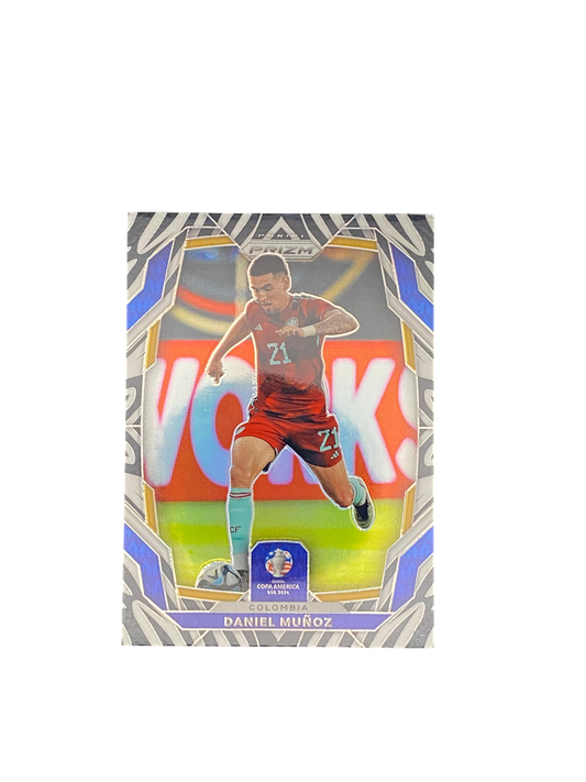 2024 Panini Prizm Conmebol Copa America Daniel Muñoz Zebra