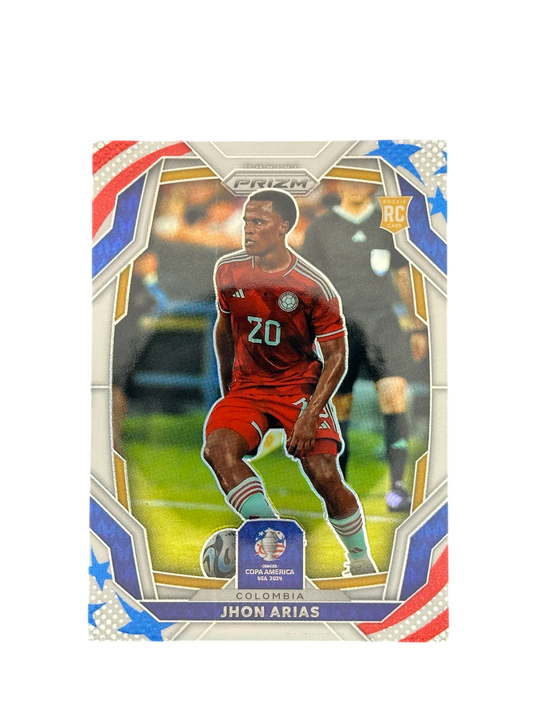2024 Panini Prizm Copa America, Star and Stripes Jhon Arias RC, 13-24