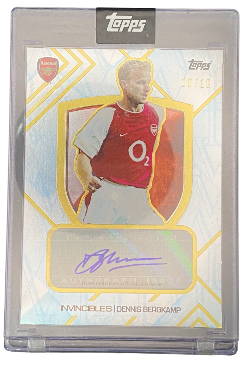 2024 Topps Invincibles Dennis Bergkamp autograph 06/10