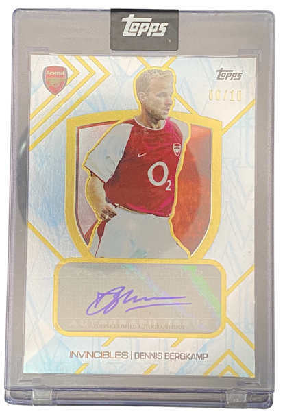 2024 Topps Invincibles Dennis Bergkamp autograph 06/10