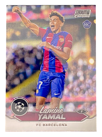 2024 Topps Stadium Club Chrome Lamine Yamal RC