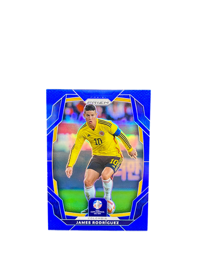 2024 Panini Prizm Copa America James Rodriguez Blue, 27-110