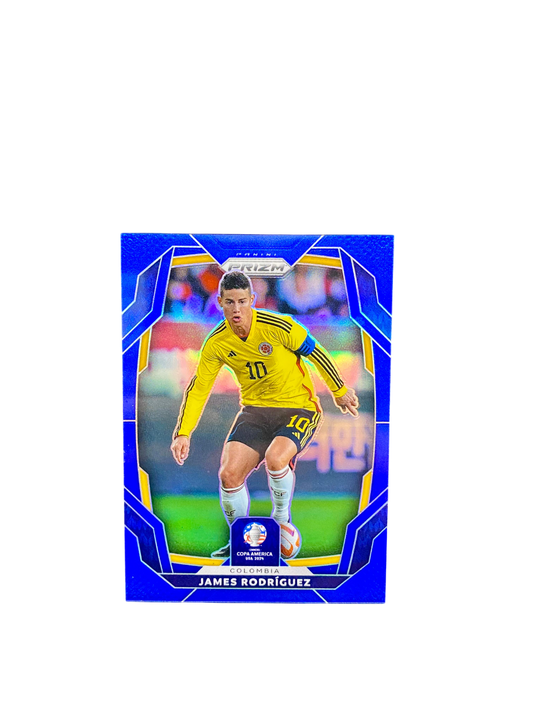 2024 Panini Prizm Copa America James Rodriguez Blue, 27-110