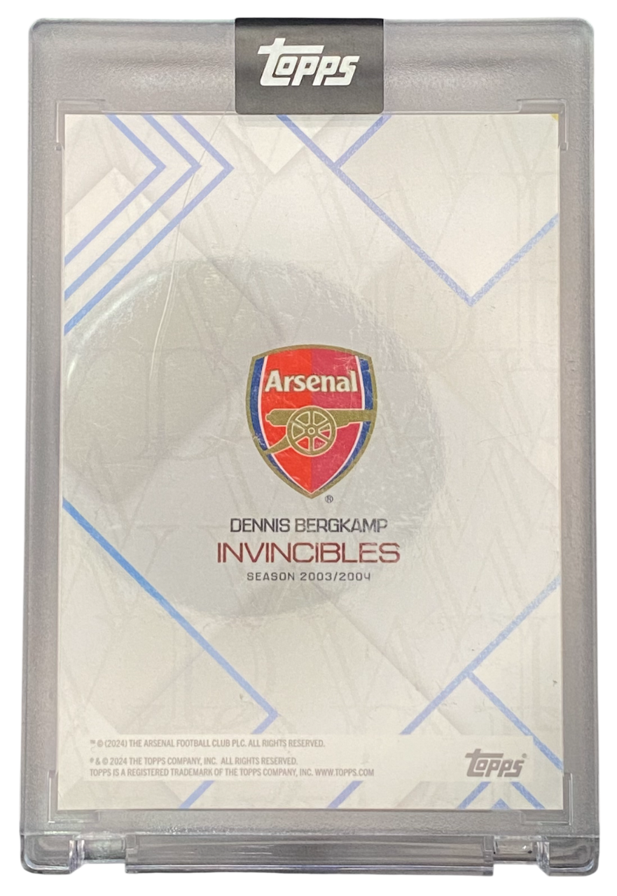 2024 Topps Invincibles Dennis Bergkamp autograph 06/10