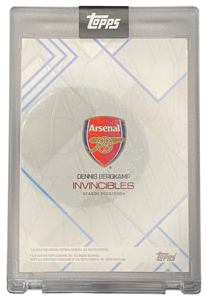 2024 Topps Invincibles Dennis Bergkamp autograph 06/10