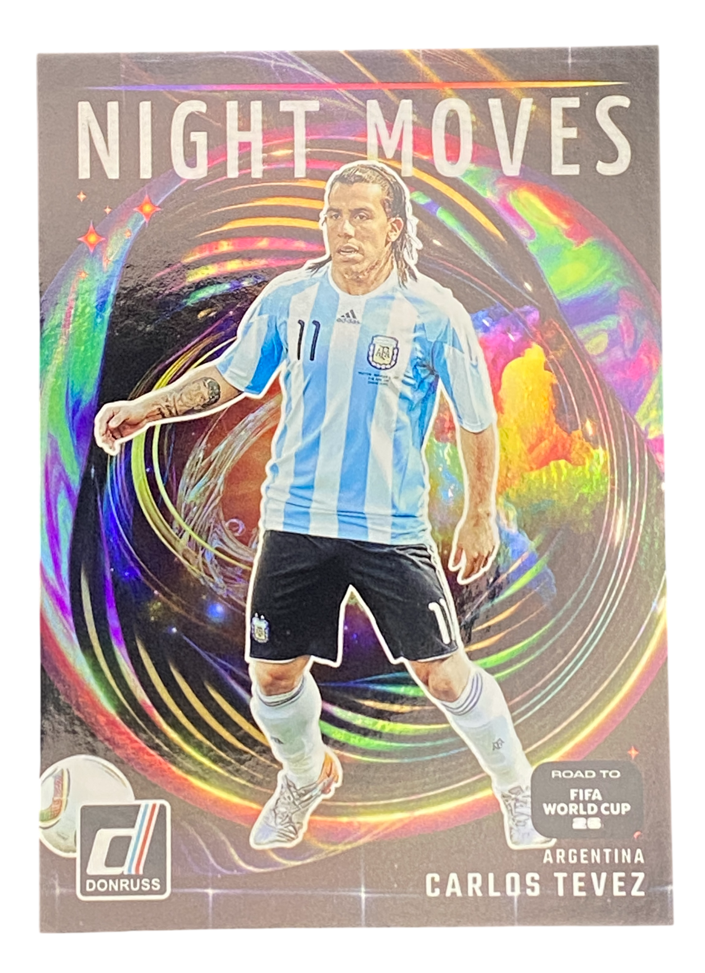 2025-26 Panini Donruss Road to World Cup Carlos Tévez Night Moves